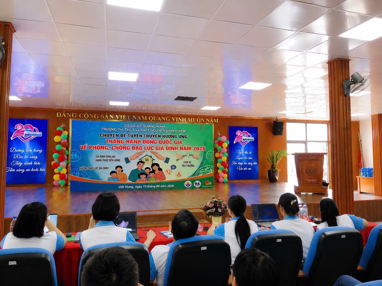HƯỞNG ỨNG NGÀY GIA ĐÌNH VIỆT NAM 28/6 VÀ THÁNG HÀNH ĐỘNG QUỐC GIA PHÒNG, CHỐNG BẠO LỰC GIA ĐÌNH